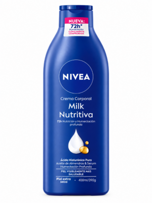 Crema Nivea  Milk 400 Ml