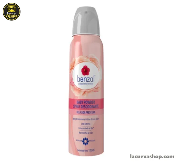 Spray íntimo Benzal 120 ml — bloquea el olor o frescura delicada