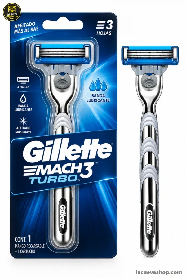 1d849d17-1447-4f7f-907f-1caa92017edf Máquina de afeitar Gillette de 3 hojas — +3 o +3 Turbo
