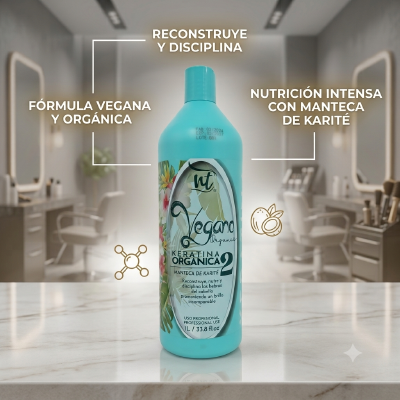 32122af8491ba Keratina vegana orgánica 1 litro — tratamiento alisador