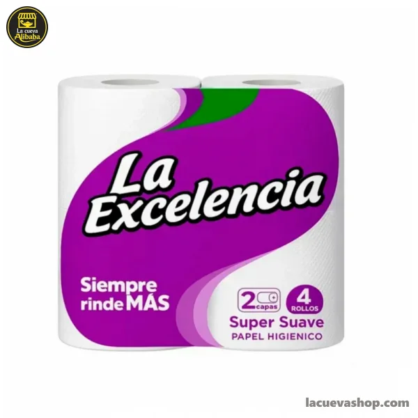 Papel sanitario La Excelencia — papel higiénico, 4 rollos