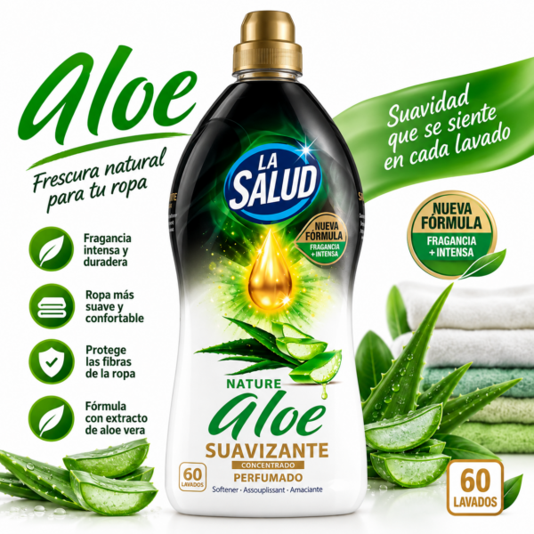 4fb22ba6-76d1-454f-b16b-9ff7455228be Suavizante De Ropa La Salud Aloe 1,35 litros