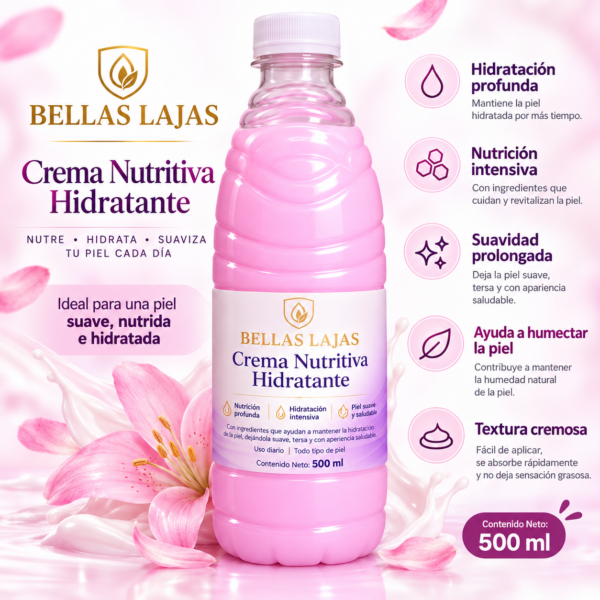 67e95dac-2119-4125-990c-ca12771ef745 Crema Corporal B.L Nutritiva Hidratante 500 ml