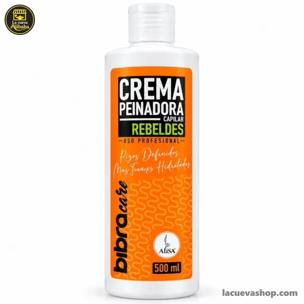 Crema para peinar BibraCare 500 ml — sin enjuague