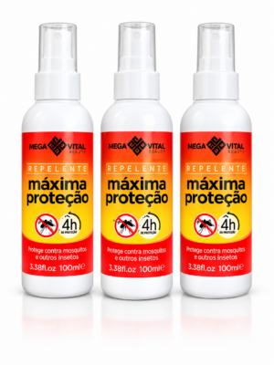 Repelente Máxima Protección Mega Vital 100 ml