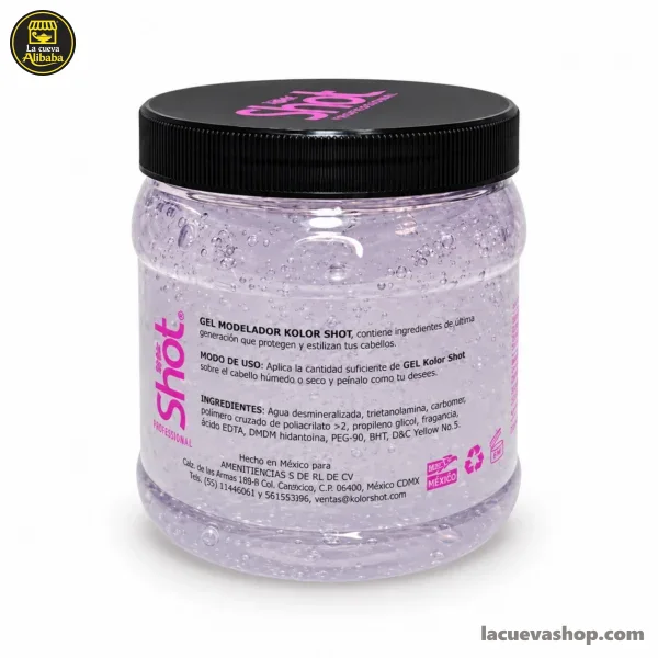 Gel moldeador Shot 1 kg — fijación fuerte