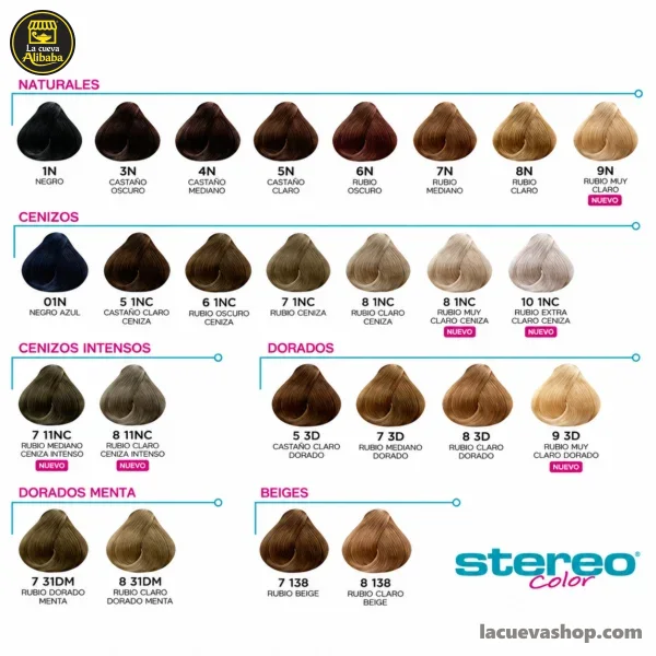 Tinte permanente Stereo — varios tonos