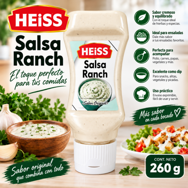 Salsa Ranchera Heiss 260 g