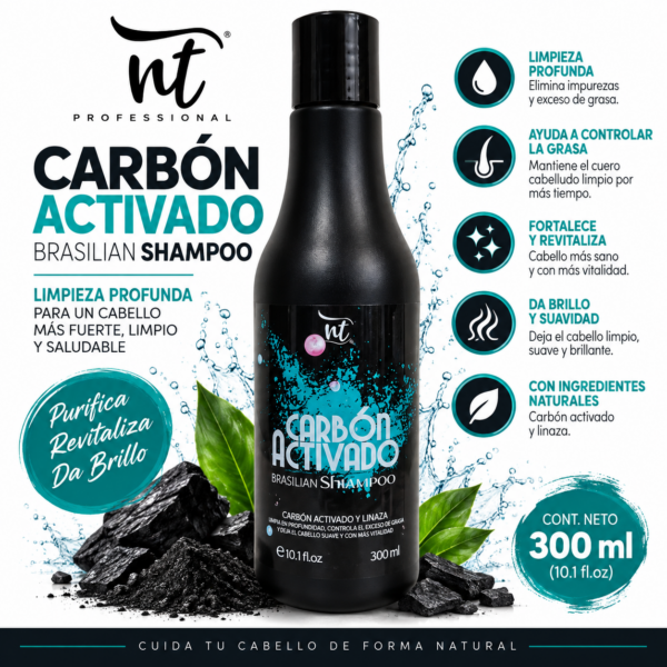 96c195e4-7591-4fd9-8d5d-182e7d002613 Shampoo NT de carbón activo 300 ml