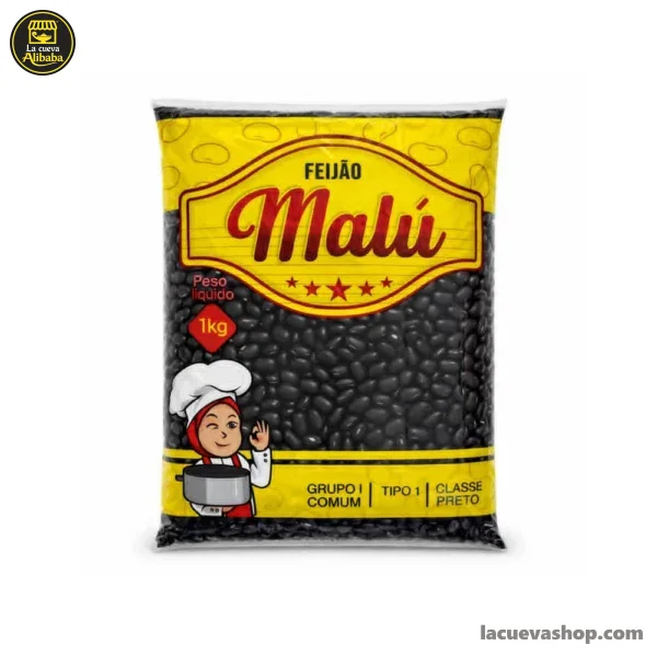 Frijol negro Malu 1 kg