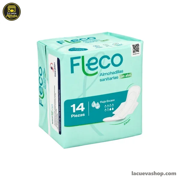 Almohadillas-Sanitarias-Fleco-14u-1 Íntimas Fleco — almohadillas sanitarias, paquete de 14