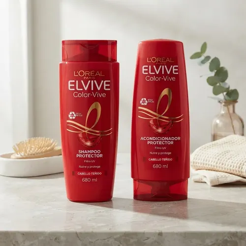 D_NQ_NP_660540-MLM117332735479_092026-O Set shampoo y acondicionador L'Oréal Elvive Color Vive 680 ml
