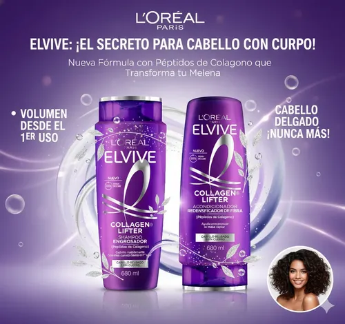 Set shampoo y acondicionador L'Oréal Elvive 680 ml