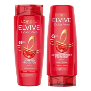 D_Q_NP_2X_804912-MLM81751139264_012025-P Set shampoo y acondicionador L'Oréal Elvive Color Vive 680 ml