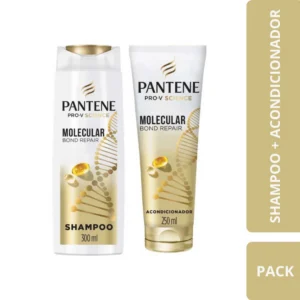 Set shampoo y acondicionador Pantene Molecular 300 ml