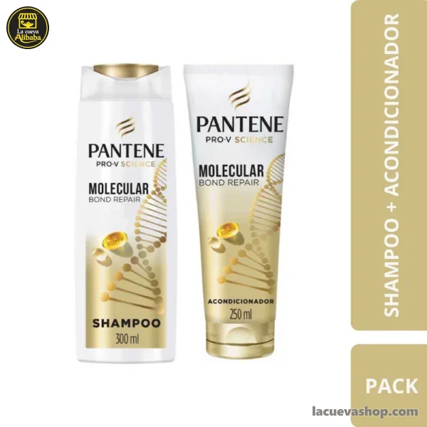 PACK2703 - 1 Set shampoo y acondicionador Pantene Molecular 300 ml