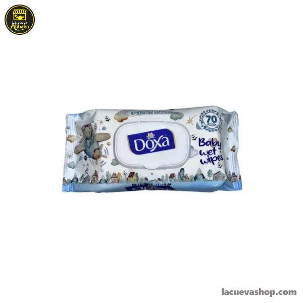 Toallitas_Hmedas_Baby_Blue_Doxa_u Toallitas húmedas para bebé Baby — paquete de 70