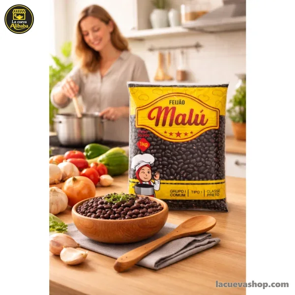 Frijol negro Malu 1 kg