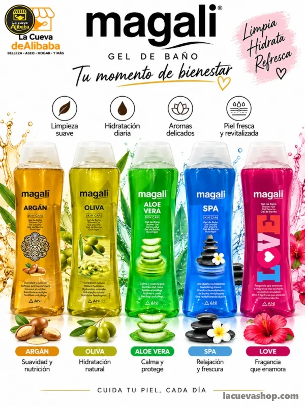 a99daa57-412d-4114-98a4-3969c39d1006 Gel de baño Magali 750 ml — argán, avena, frutos rojos, mora y más