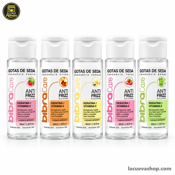 Silicona capilar BibraCare anti frizz 40 ml