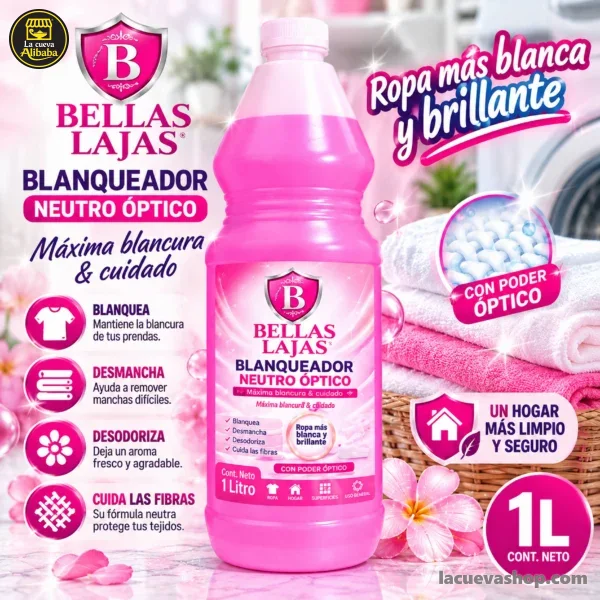 Blanqueador óptico neutro para ropa blanca 1 litro
