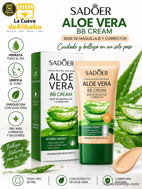 c684cdd2-19ca-4ba9-a190-3b3591cb150d Base de maquillaje líquida Sadoer con aloe vera 40 g