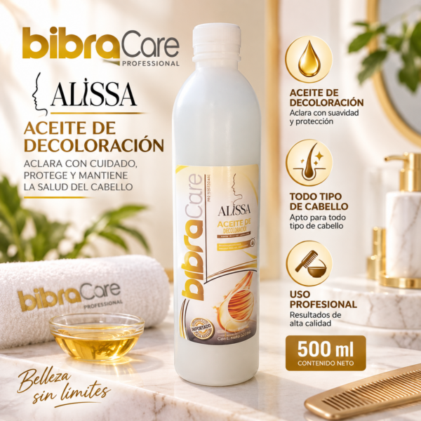 d546e7bd-8a68-49ec-83a4-8e0b83cc9f47 Aceite decolorante BibraCare 500 ml