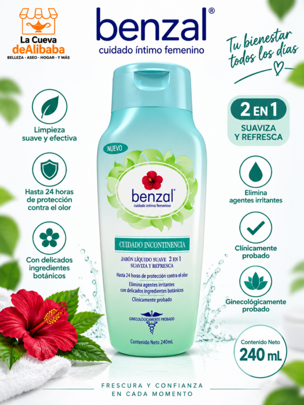 d87ea0d9-1530-455f-b258-259f30606753 Shampoo Íntimo Benzal 240 ml