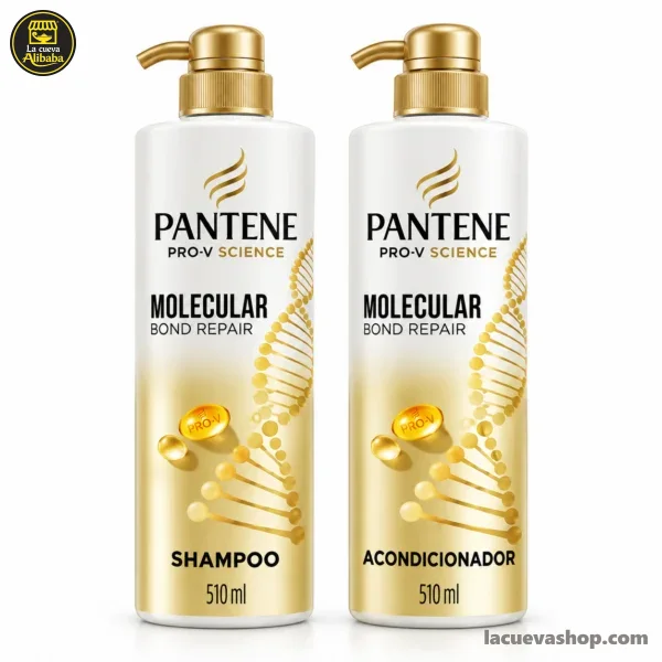 Set shampoo y acondicionador Pantene Molecular 500 ml