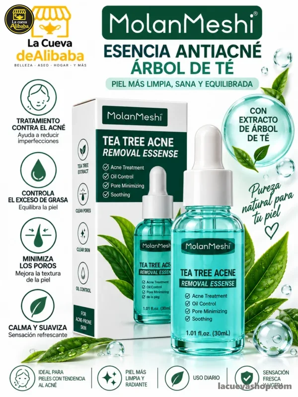 Sérum facial antiacné 30 ml — para granitos y piel grasa