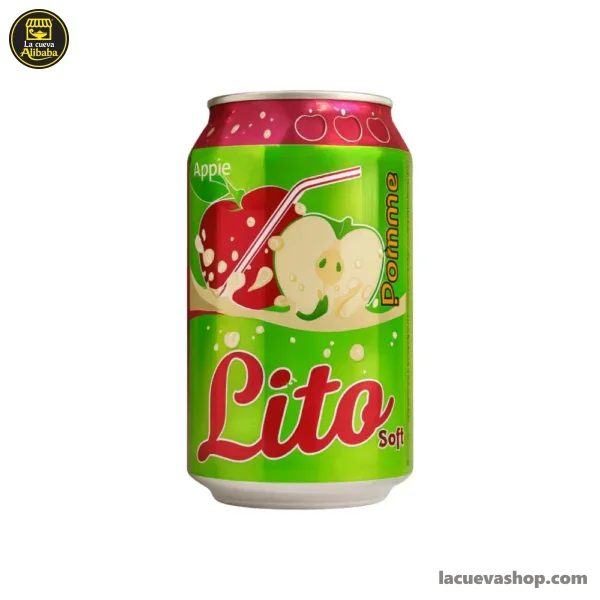 Refresco Lito de manzana — lata de 330 ml