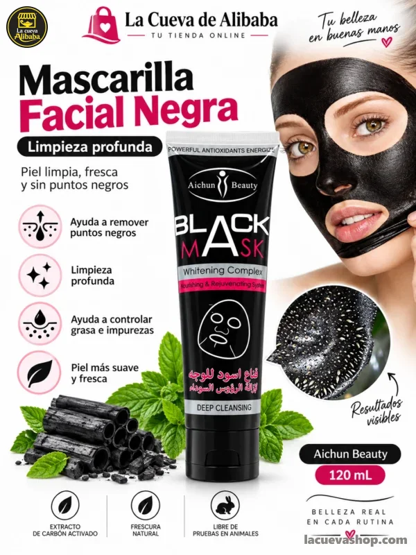 ea9e0097-245f-471f-868a-0de17b92f24a Mascarilla negra para puntos negros 120 ml — peel off