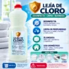 Lejía de cloro B.L 1 litro — desinfecta y blanquea