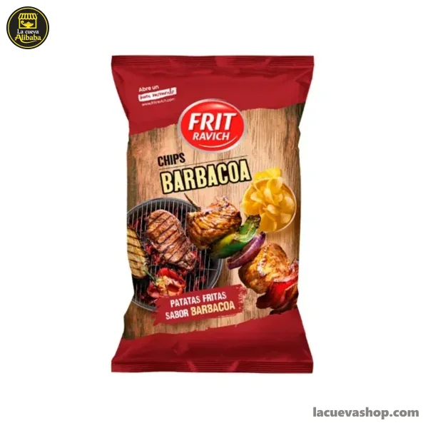 Papas fritas Frit Ravich barbacoa 125 g — chips