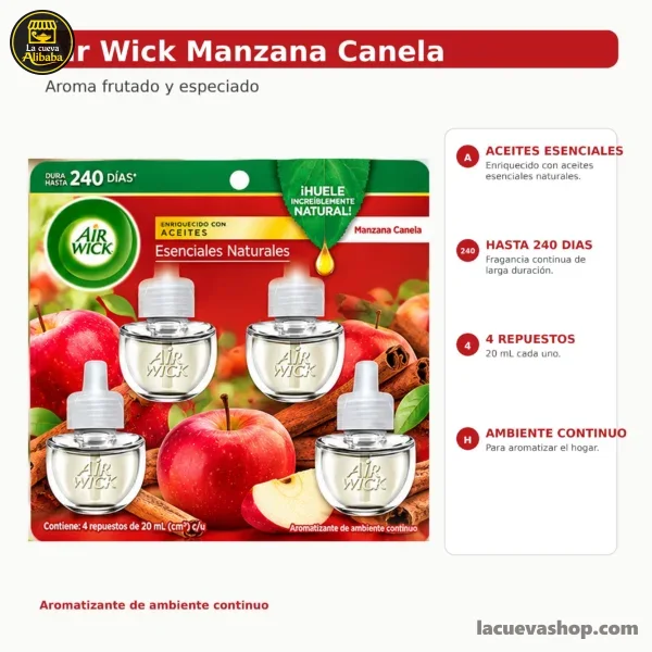 manzana_canela_air_wick_1x1_12MP_MAX_650KB Repuesto de ambientador eléctrico Air Wick — varias fragancias