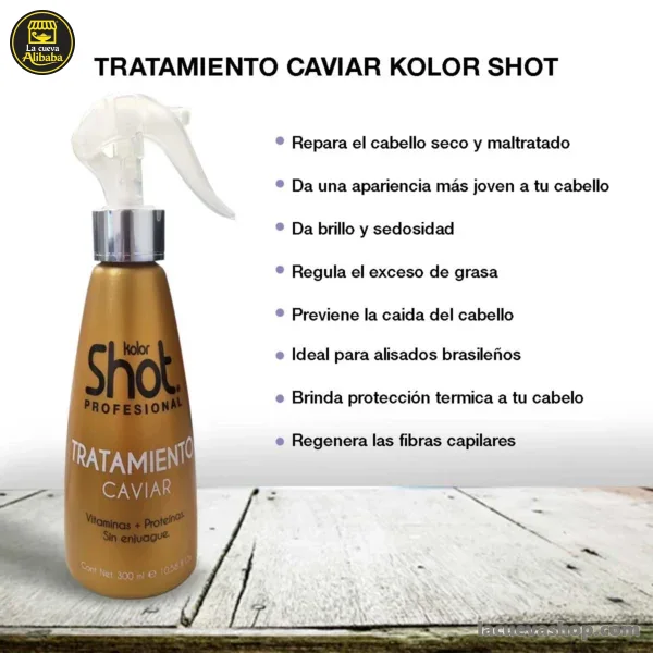Tratamiento reparador Shot con caviar 300 ml