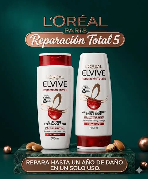 uyimages Set L'Oréal Elvive Reparación Total 680 ml