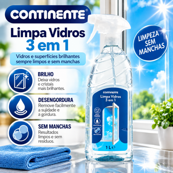 Limpia Cristales CONTINENTE 1Lt