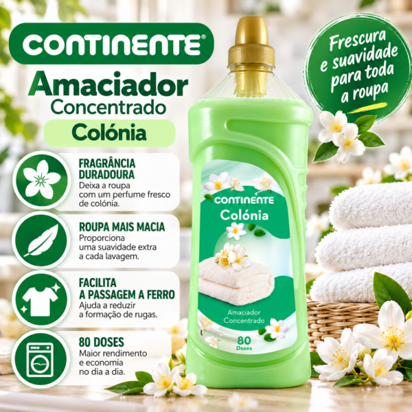 Suavizante Ropa Colonia CONTINENTE 2Lt