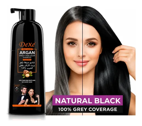Shampoo Dexe de Coloración Rápida  Negro 420 ml