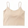 Blusa top beige de mujer