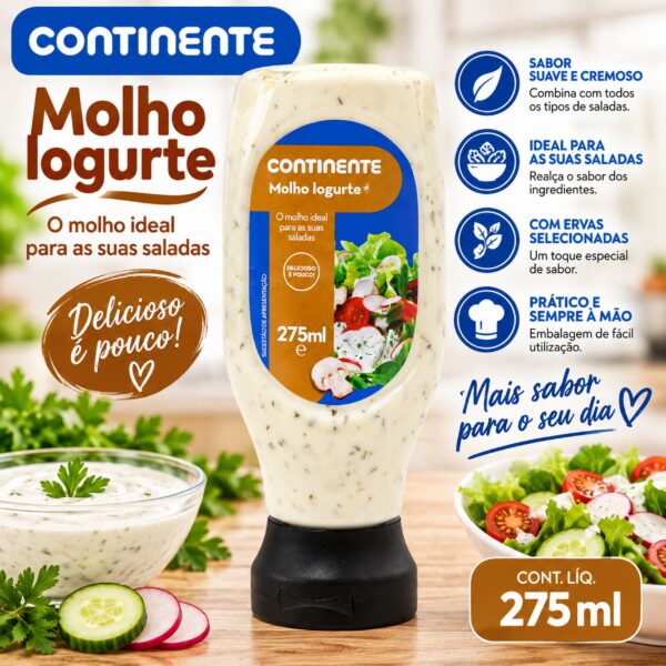 Salsa Logurte Continente 206 g