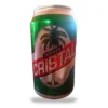 Cerveza Cristal — lata de 355 ml