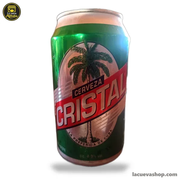 Cerveza Cristal — lata de 355 ml