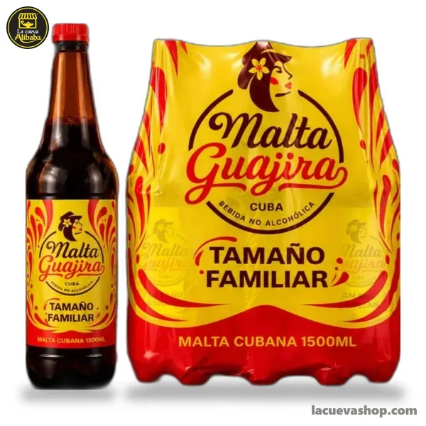 Malta Guajira — pomo de 1,5 litros