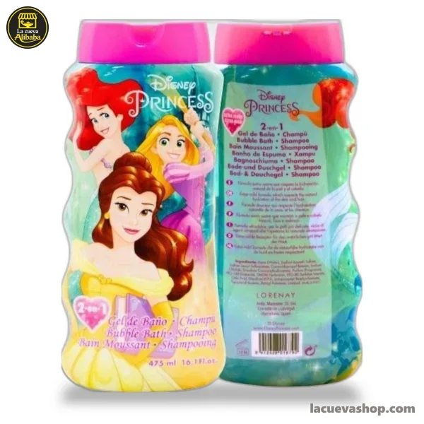 Set shampoo y spray para peinar Nevada Disney Princess — para niñas