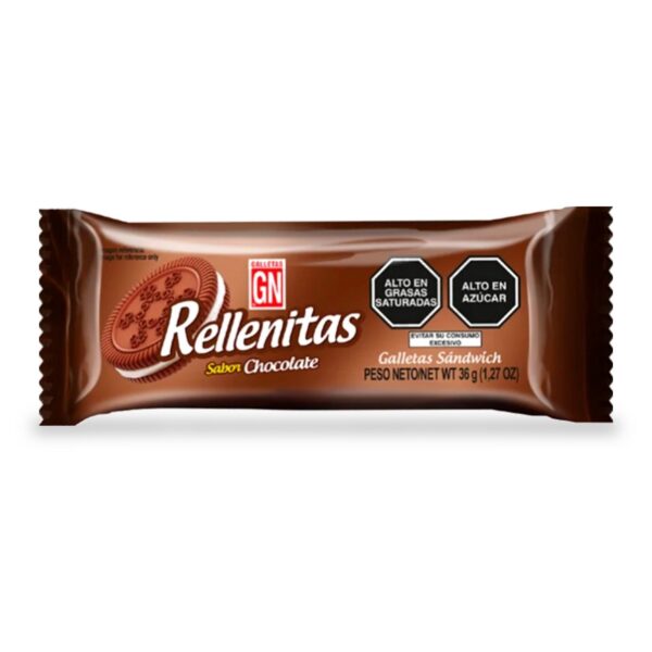 Galletas GN Rellenitas Vainilla