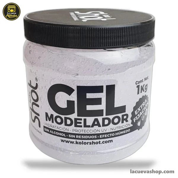 Gel moldeador Shot 1 kg — fijación fuerte