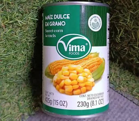 Maiz En Grano Enlatado Vima 230g