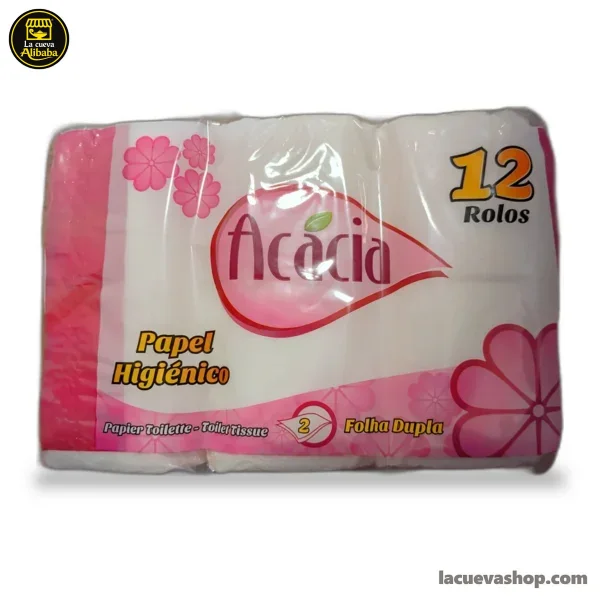 Papel sanitario Acacia — papel higiénico, 12 rollos